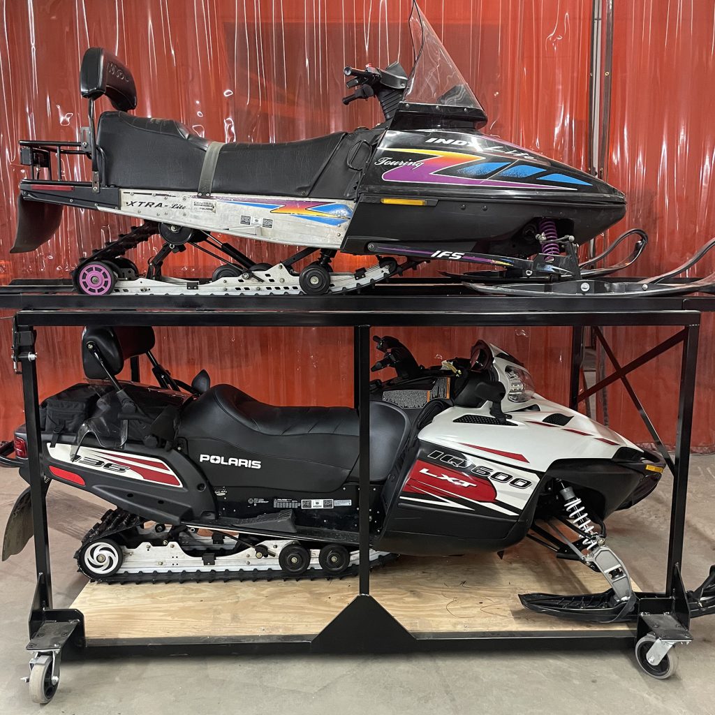 Snowmobile Storage Rack
