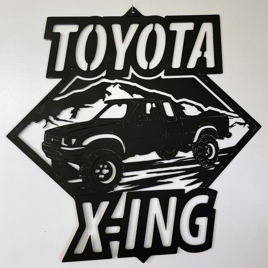 Toyota Crossing Sign